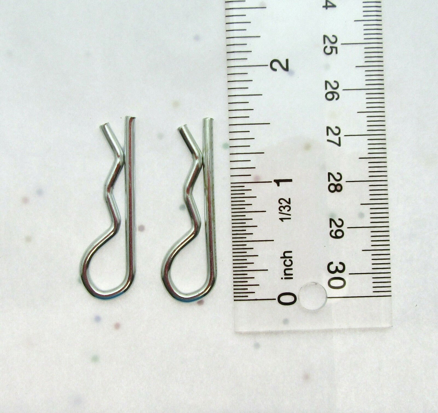 Hitch Pin Clip ~ 7/64 inch Diameter X 1 5/8" length ~ Zinc Plated Spring Steel