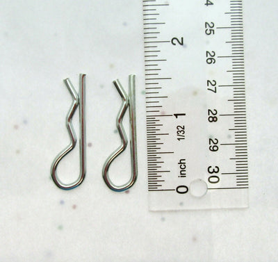 Hitch Pin Clip ~ 7/64 inch Diameter X 1 5/8" length ~ Zinc Plated Spring Steel