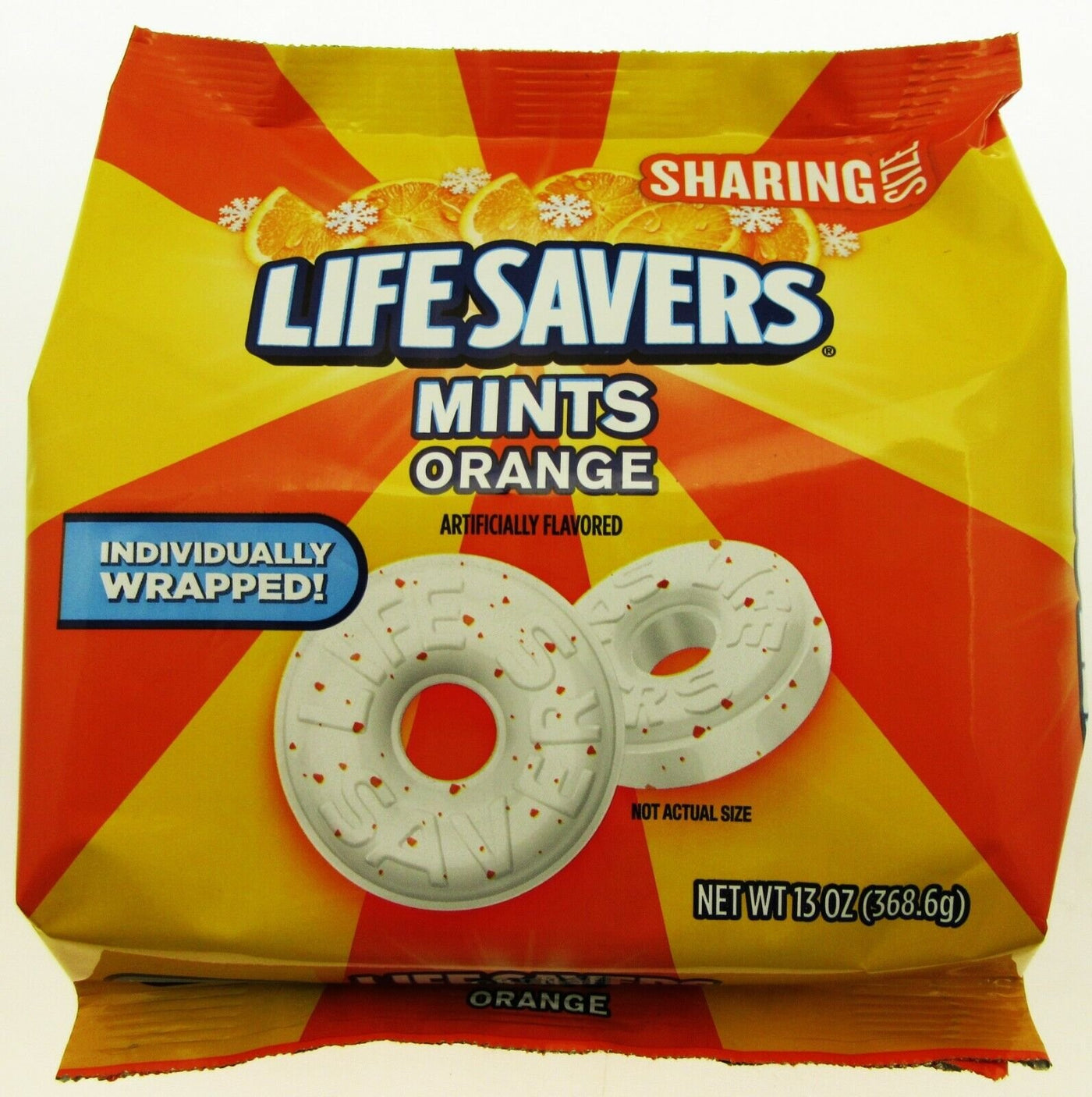 Lifesavers Orange Mint Hard Candy Individually wrapped ~ 13oz Bag sweets