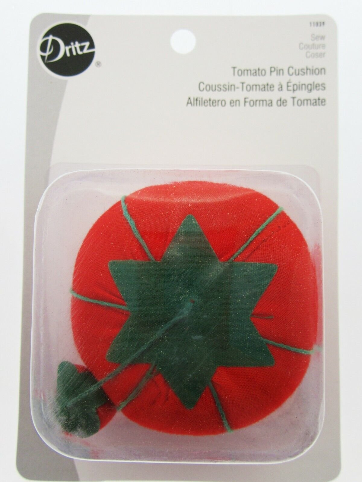 Dritz ~ Tomato Pin Cushion ~ Nostalgic Sewing Needle Holder Sew