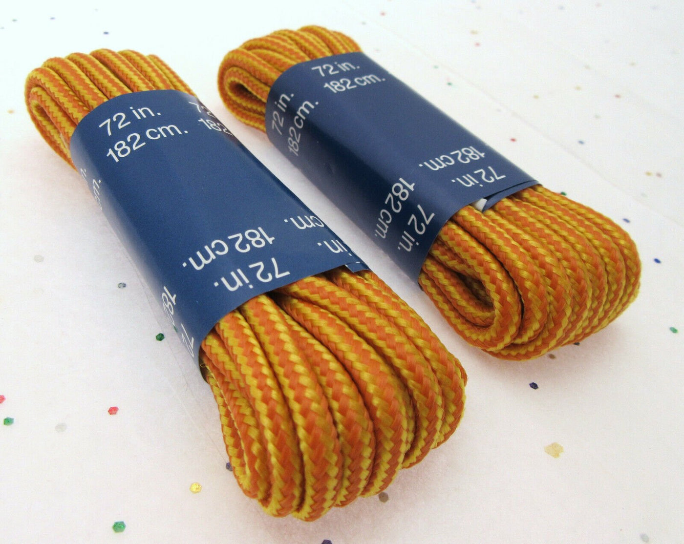 Boot Shoe Laces ~ 2 ~ 72 inch / 182cm ~ Tan