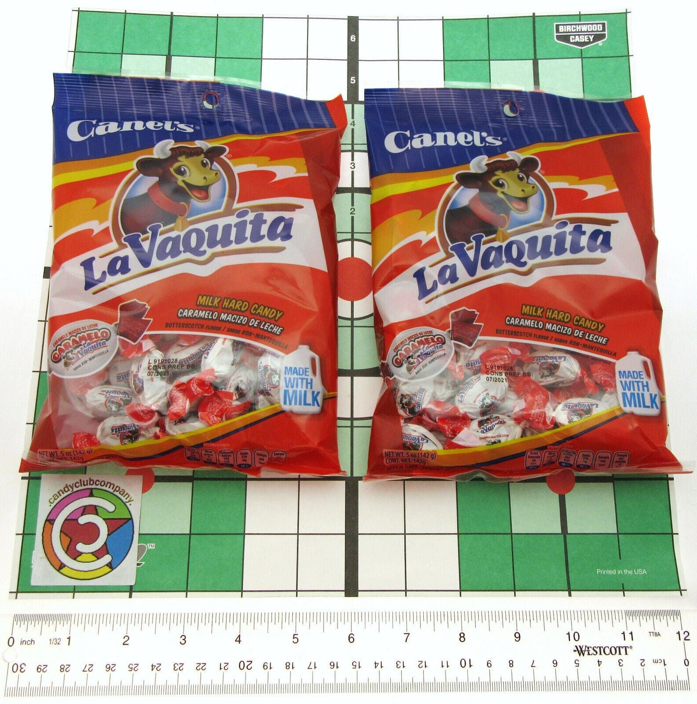 Canel's ~ LaVaquita ~ 5oz bag ~ Milk Hard Candy ~ Lot of 2