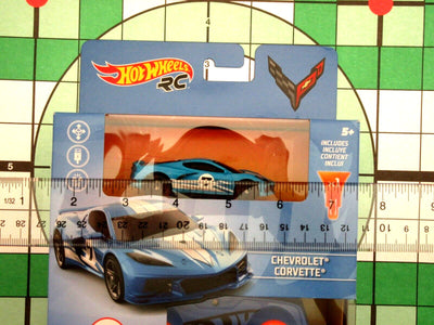 Nano Racer RC Car ~ Corvette ~ Blue ~ Hotwheels ~ Radio Control Fun