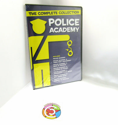 Police Academy ~ 7 Film Collection ~ Steve Guttenberg ~ Comedy Movie ~ New DVD