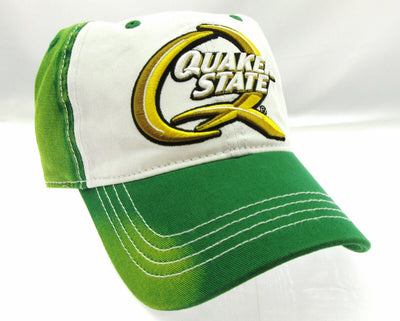 Quaker State Cap ~ Headwear Hat  ~ Green & White ~ NEW!