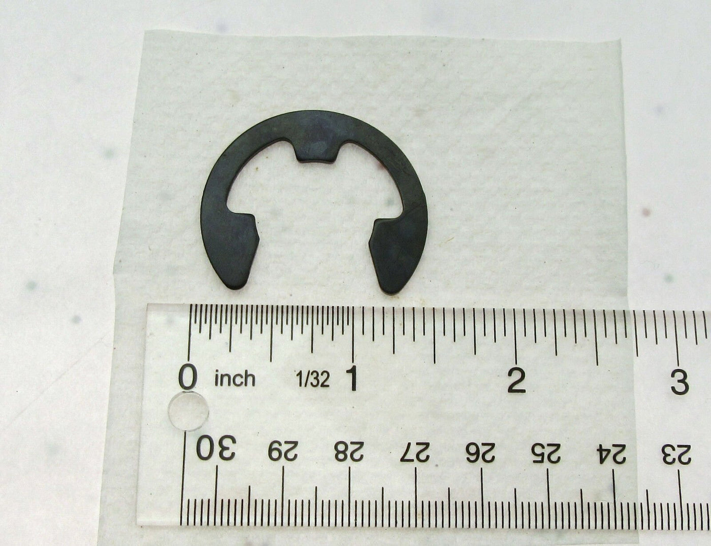 E Clip ~ 3/4 inch ~ Black Oxide Finish ~ Spring Steel