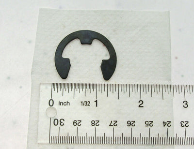 E Clip ~ 3/4 inch ~ Black Oxide Finish ~ Spring Steel