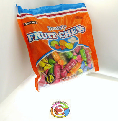 Tootsie Roll Fruit Chews Assorted Fruit Rolls Candy Candies ~ 14.37oz bag