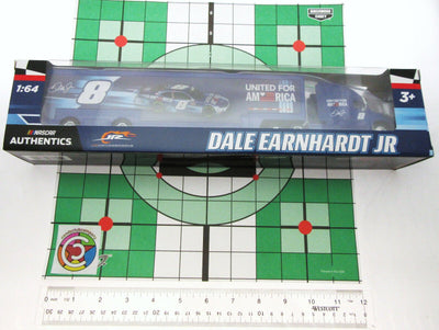 Dale Earnhardt Jr ~ America~ Rig & Car ~ NASCAR Authentics ~ Die Cast 1:64 Scale