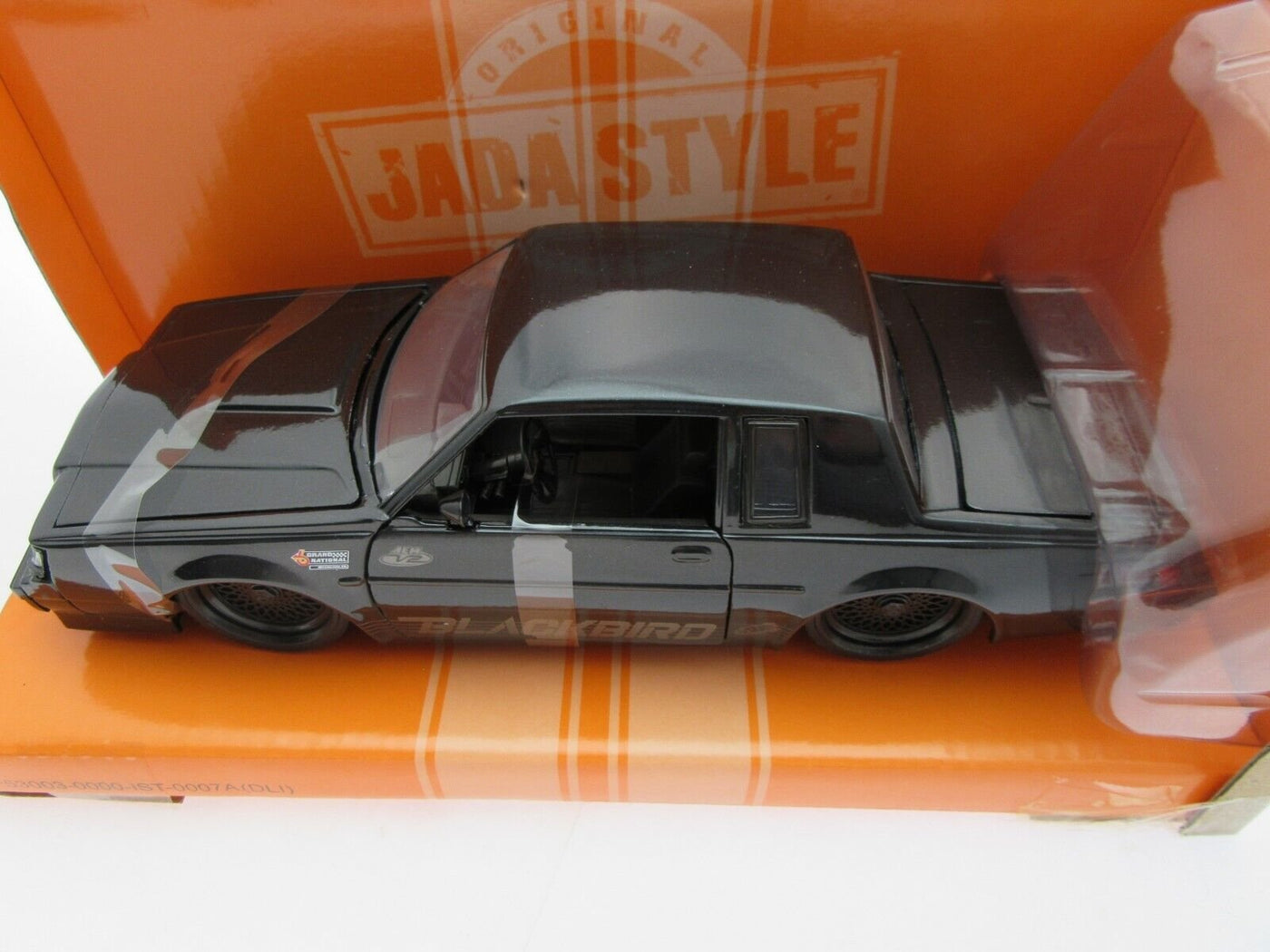 1987 Buick Grand National  Blackbird ~ Die Cast Car ~ Big Muscle ~ Black ~ 1:24