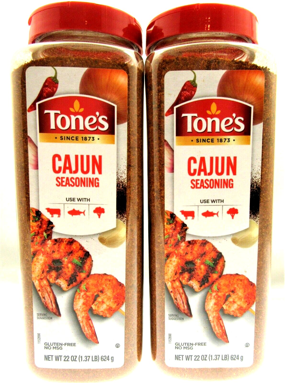 2 Pack 22 Ounce Tones Cajun Seasoning Spices Seafood Food Cooking  Buy it now