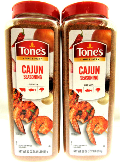 2 Pack 22 Ounce Tones Cajun Seasoning Spices Seafood Food Cooking  Buy it now
