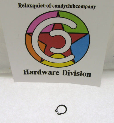 External Retaining Snap Ring ~ 1/2 inch~ Black Oxide ~ Spring Steel