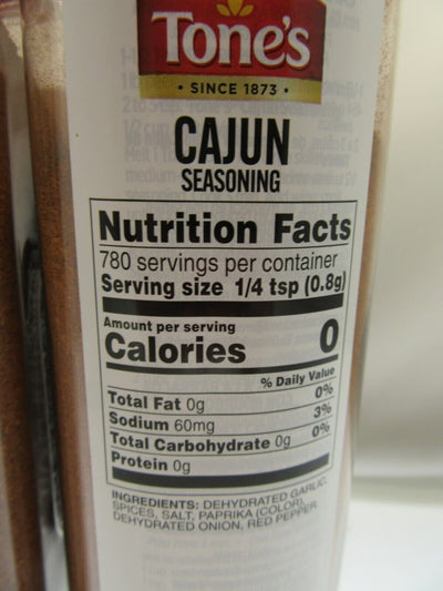 2 Pack 22 Ounce Tones Cajun Seasoning Spices Seafood Food Cooking  Buy it now
