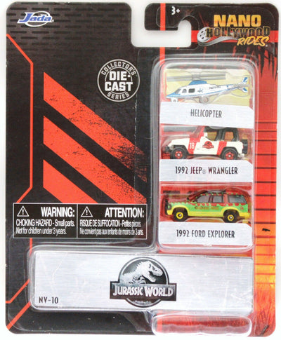 Jurassic World ~ Nano Hollywood Rides ~ Jada ~ Die Cast