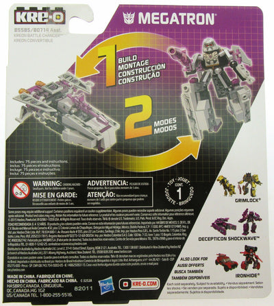 TRANSFORMERS ~ Megatron ~ KRE-O ~ Kreon Battle Changers ~ Hasbro