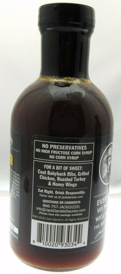Jack Daniel's ~ Honey - 19.5oz - BBQ Barbeque Sauce