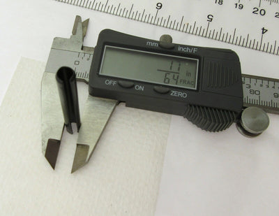 Spring Pin ( Roll Pin ) ~ 1/4 inch X 1 3/4" length ~ Heat Treated Spring Steel