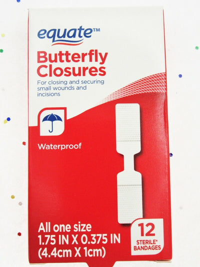 Butterfly Closures ~ Waterproof Sterile Bandages wounds soars incisions sutures