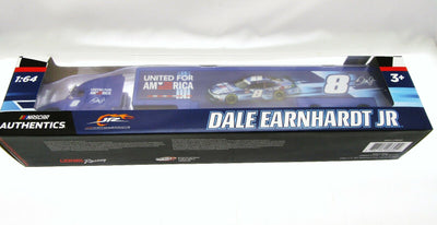Dale Earnhardt Jr ~ America~ Rig & Car ~ NASCAR Authentics ~ Die Cast 1:64 Scale