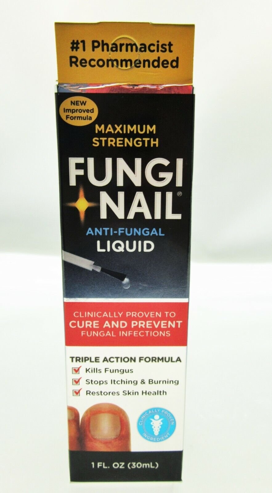 Fungi Nail Anti-Fungal Liquid Maximum Strength Triple Action Formula
