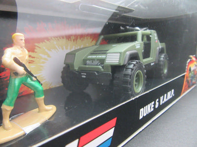 GI Joe ~ Duke & Vamp ~ Comes with  DVD ~ 1:44 scale (1:32 series) ~ Diecast Car