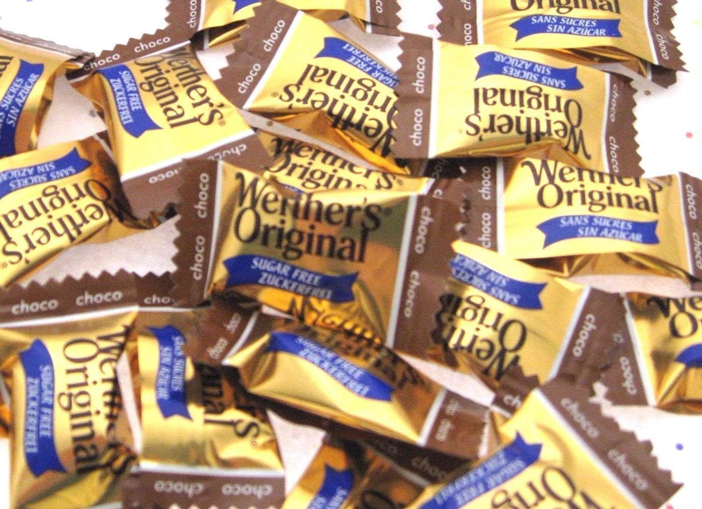 Werther's Sugar Free Caramel Chocolate 16oz Creamy Werthers Hard Candy 1 lb BFR