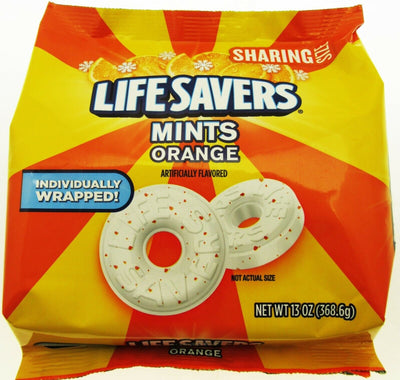 Lifesavers Orange Mint Hard Candy Individually wrapped ~ 13oz Bag sweets