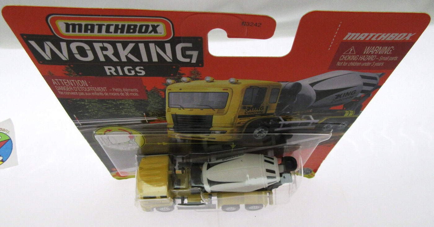 Matchbox Working Rigs ~ Cement King HD Truck ~ Metal