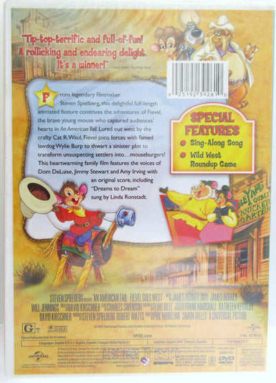 An American Tail & Fievel Goes West ~  1986, 1991 ~ Movie ~ New DVD