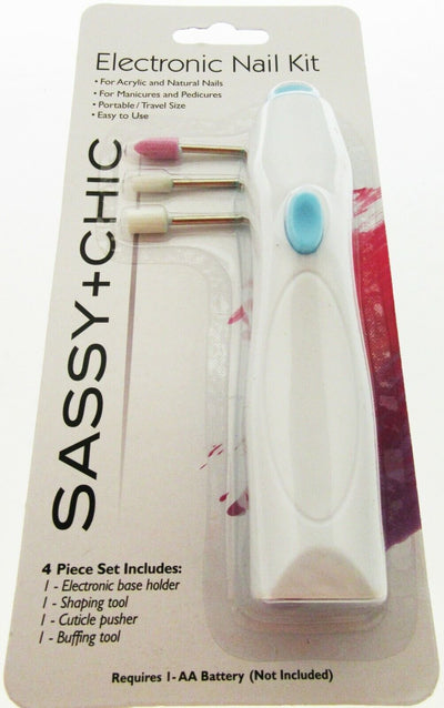 Electric Nail Kit Manicure Pedicure Acrylic and Natural Nails File Travel Size B