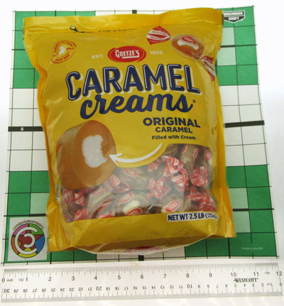 Goetze's Caramel Creams Soft Chewy Candy Caramels ~ 2.5 Pound Bag