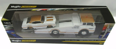 Maisto Design Die Cast Ramp Truck 1969 Oldsmobile 442 1:64 Scale