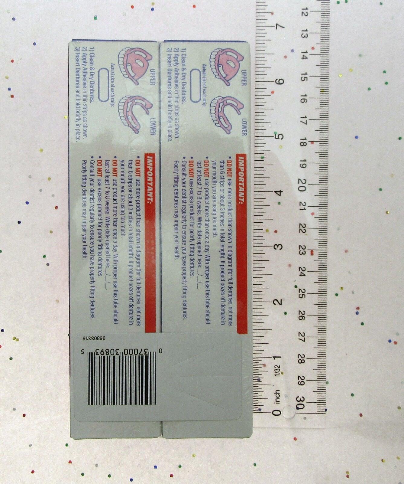 Fixodent Denture Adhesive Cream Original  2 PK false teeth tooth partial