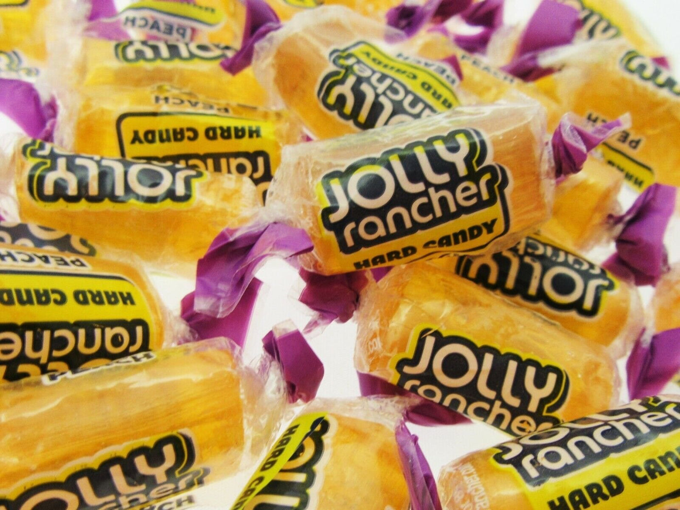 Jolly Rancher PEACH - 8oz Hard candy candies Half Pound Sweets ~ NEW FLAVOR