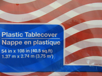 Patriot Flag Table Cloth ~ Red White Blue ~ Stars & Stripes