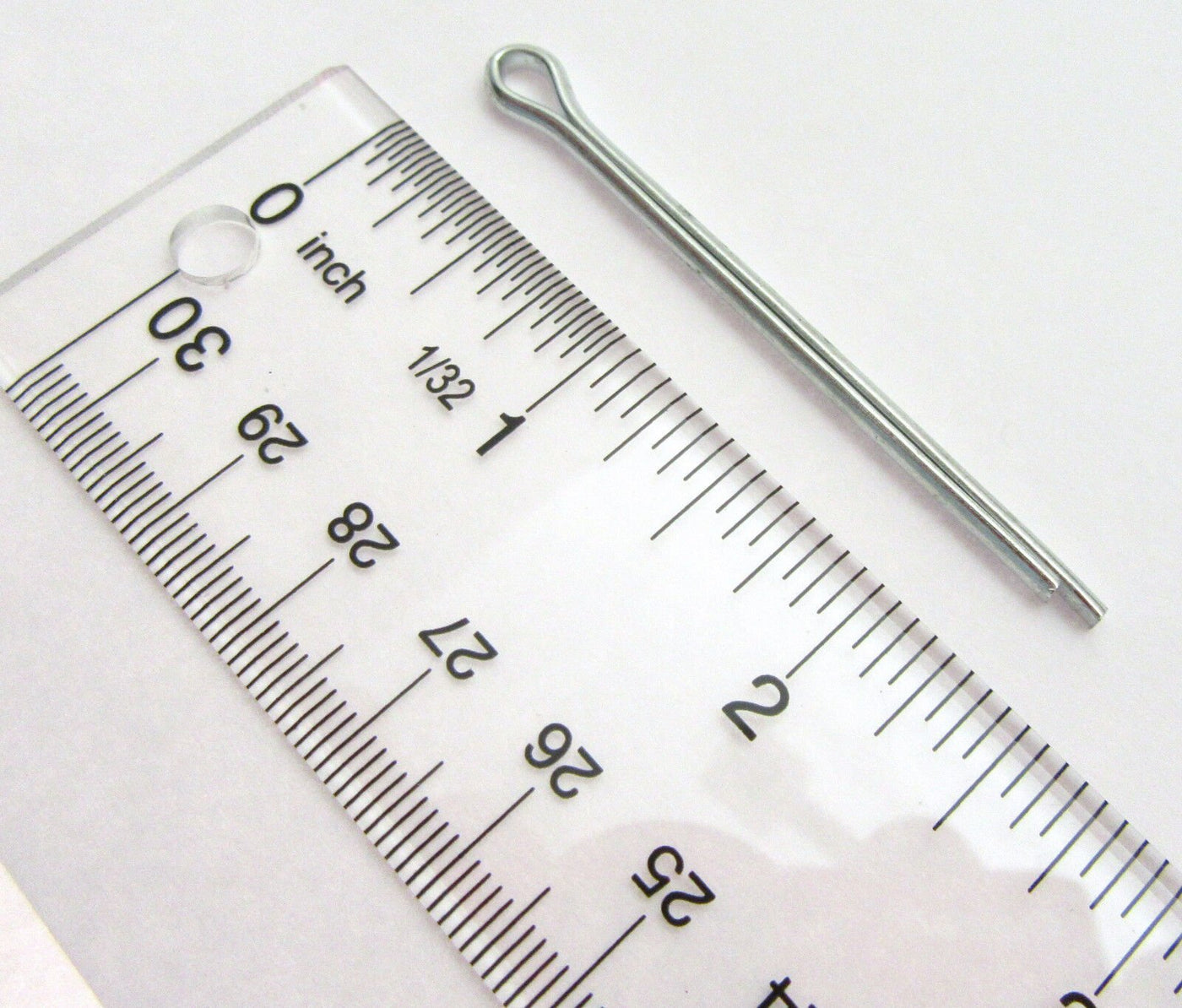 Cotter Split Pin ~ 1/8 inch x 2 inch ~ Extra Long ~ Zinc Plated ~ 4 Pack