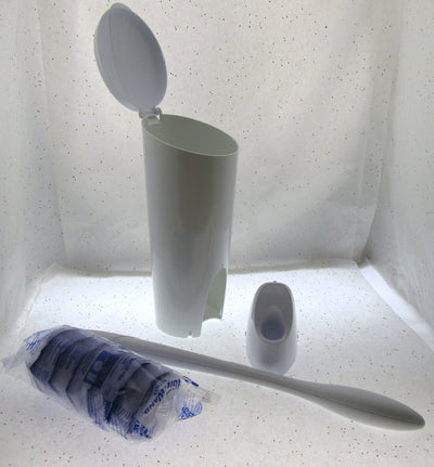 Clorox Kit Toilet Wand CADDY and 6 Disinfecting Refill Heads Clean BFR