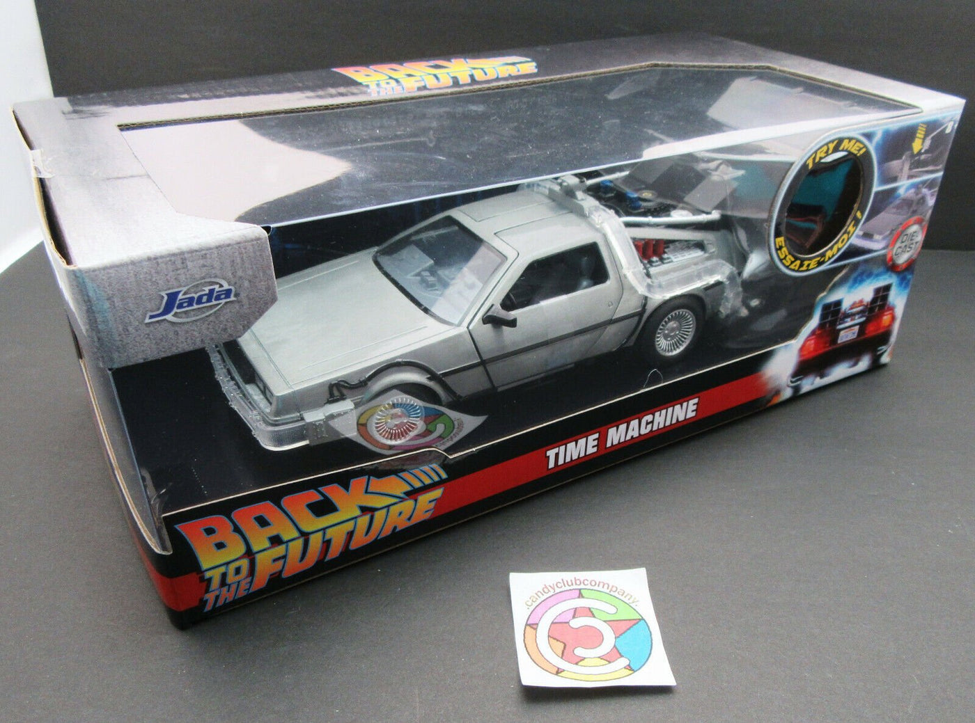 Back to the Future ~ DeLorean Time Machine ~ Metals Die Cast Car ~ 1:24