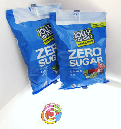 Jolly Rancher ~ ZERO SUGAR FREE  ~ Hard Candy ~ 3.6 oz Bags ~ Lot of 2 sweets