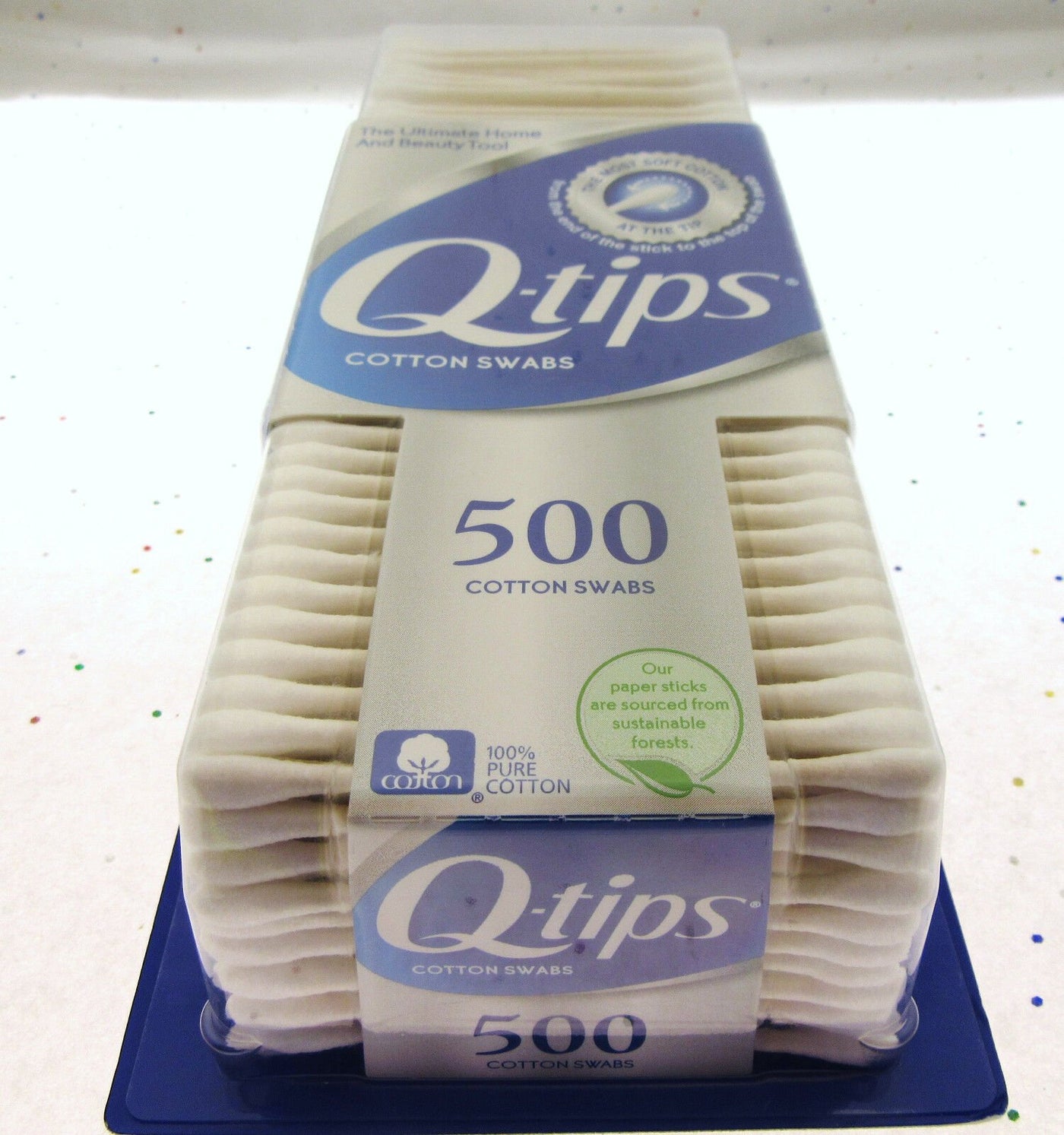 Q-tips 500 Count Cotton Swabs Brand NEW Sealed Sterile Ears