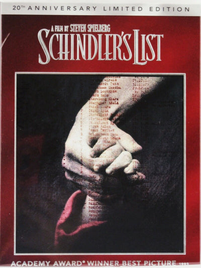 Schindler's List 20th Anniversary ~ Liam Neeson Ben Kingsley ~ Movie New DVD