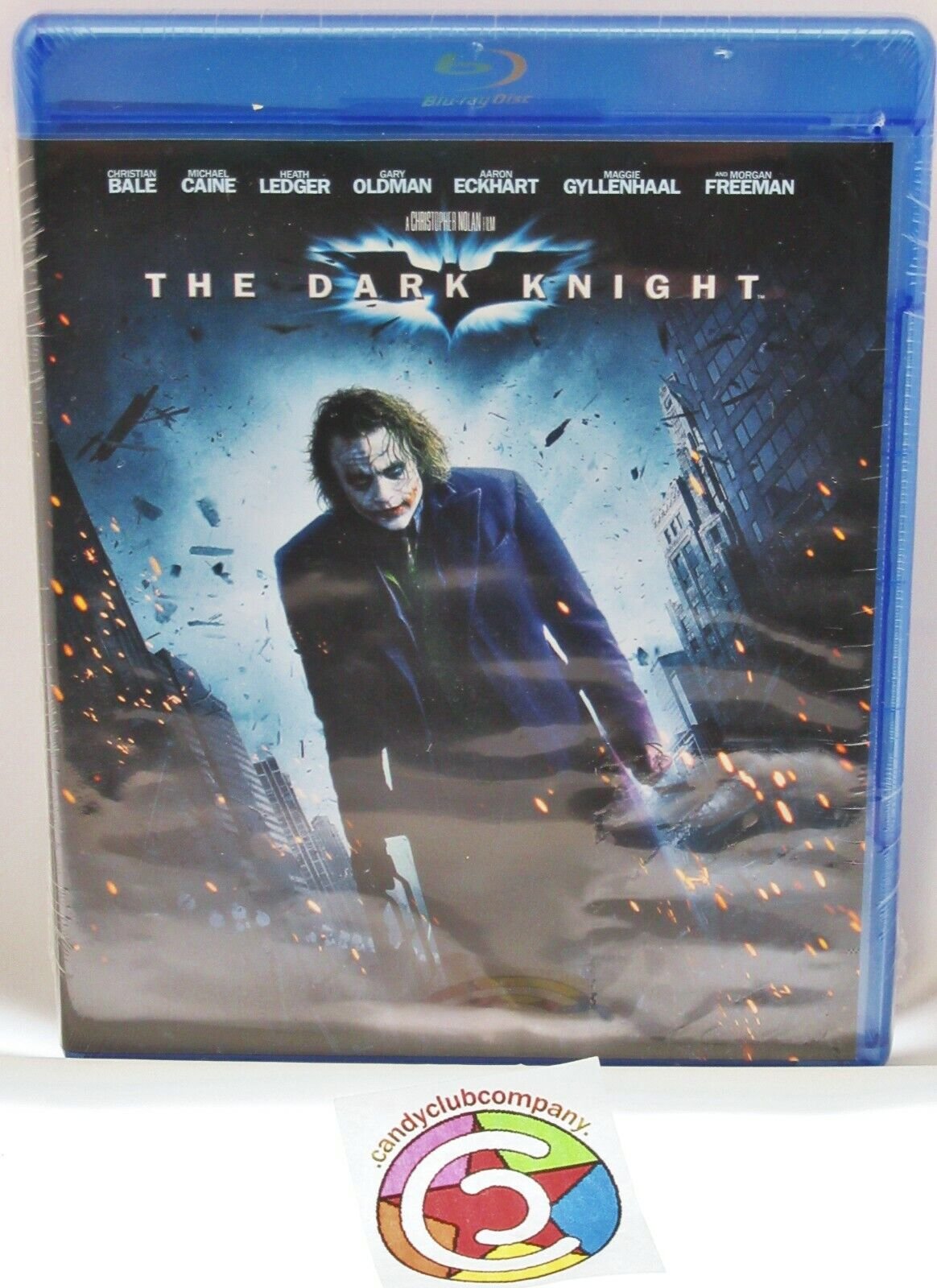 The Dark Knight ~ Batman ~ Christian Bale Heath Ledger ~ Movie ~ New Blu-ray