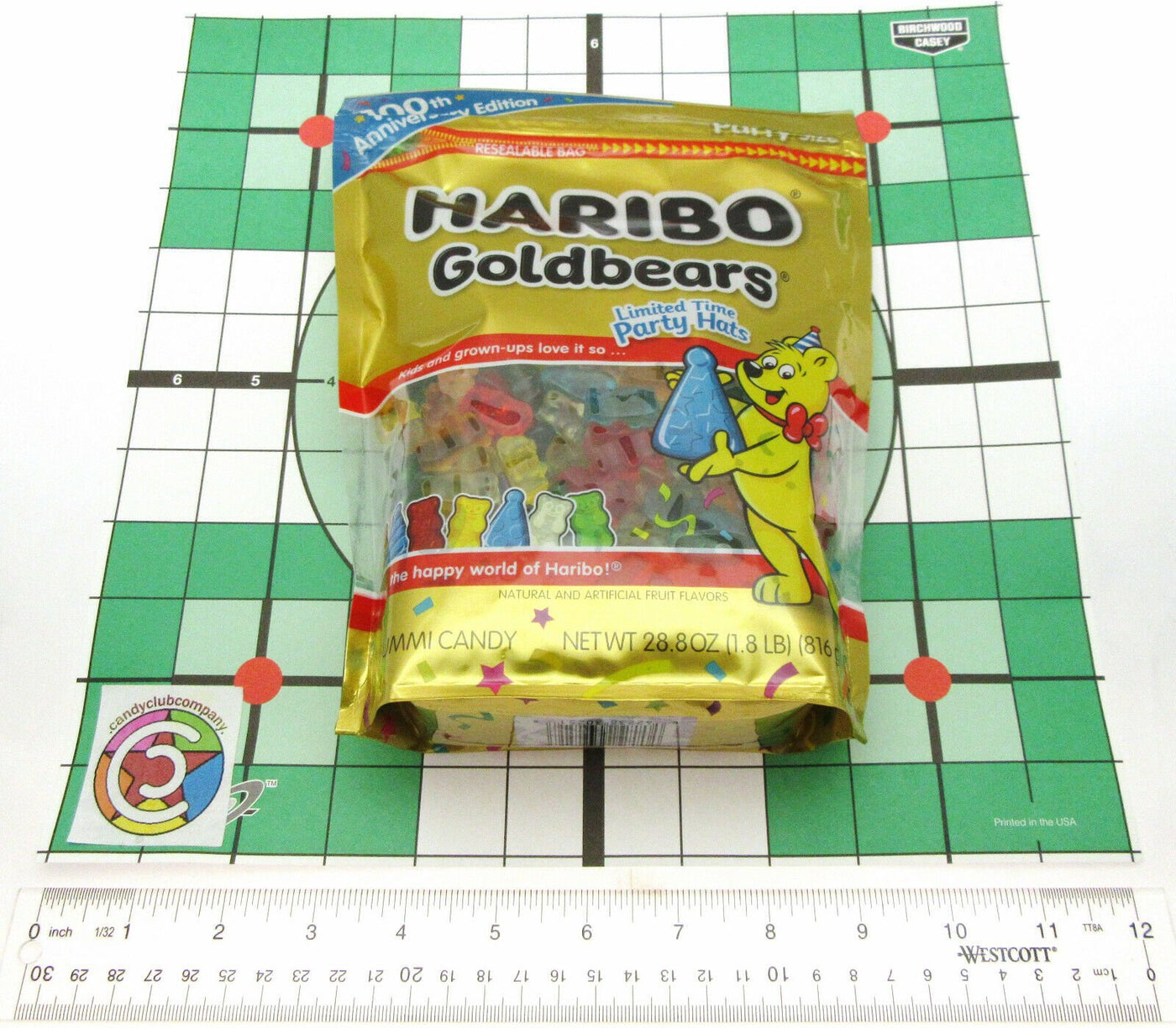 Haribo Gummy Bears ~ Fruit Chewy Candy ~ Goldbears ~ 28.8oz Bag
