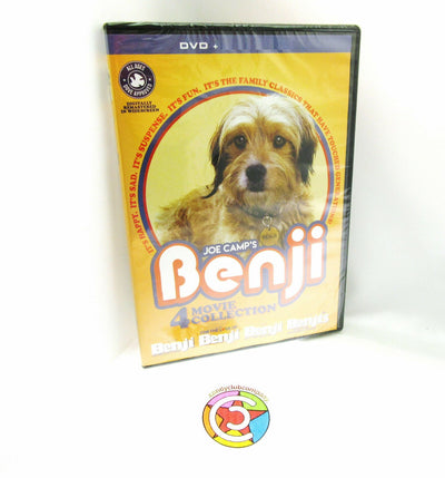 Benji ~ 1974 1977 1978 2004 ~ 4 Movie Collection ~ Family Film ~ New DVD