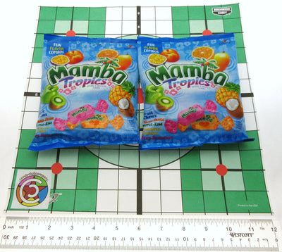 Mamba ~ Tropics ~ Fruit Chews ~ American Candy ~ 3.52oz Bag ~ Lot of 2