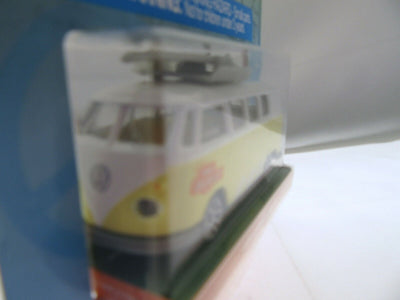 VW T1 Van ~ Punch Buggy ~ Yellow with Surfboard ~ 1:59 Scale