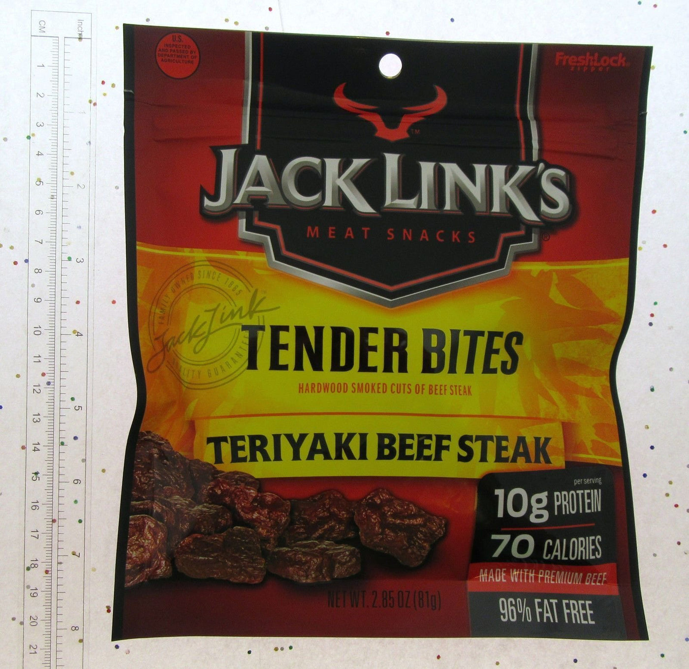 Jack Links Tender Bites Teriyaki Beef Steak Jerky - 2.85 oz. (81g)