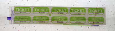 Raffle Tickets 50/50 Carnival Give-Aways* Fun Events 250 Count