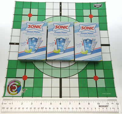 Sonic Ocean Water ~ Packets ~ Zero Sugar Free ~ Drink Mix ~ Lot of 3